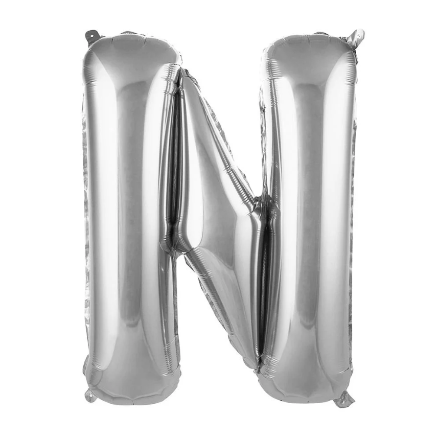 Folyo Balon Gümüş N 34 İnç 76 Cm